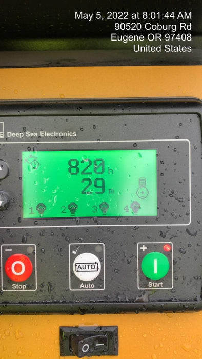 2021 Allmand NLV3GR (4) LED Light Fixture 350W, 23' Vertical Mast, 3kW Prime, Towable, Deep Sea L401, Leveling Jacks, Yanmar T4F 5.8hp