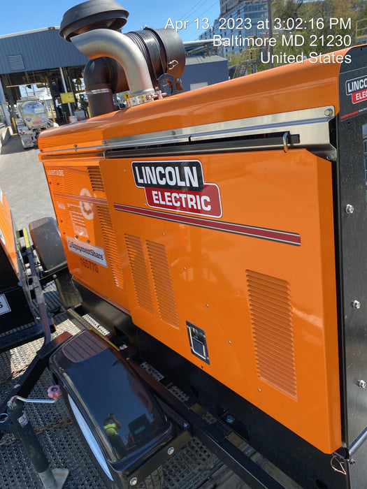 2021 Lincoln Electric Vantage 549X Ready Pak 3, ORANGE (includes trailer, cable rack, fender light kit)