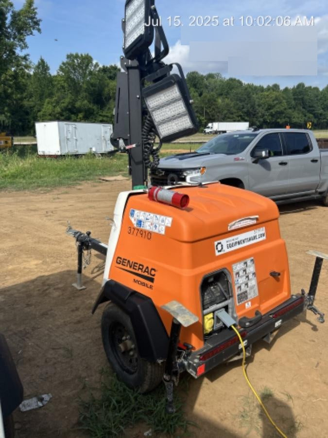2023 Generac MLT2 Diesel, Flex Switch 120V Input, Powerzone Controller, 
(4) 320W LED Lights, 4kW Generator, 39.9 Gal Fuel Tank, 2" Ball, T3
