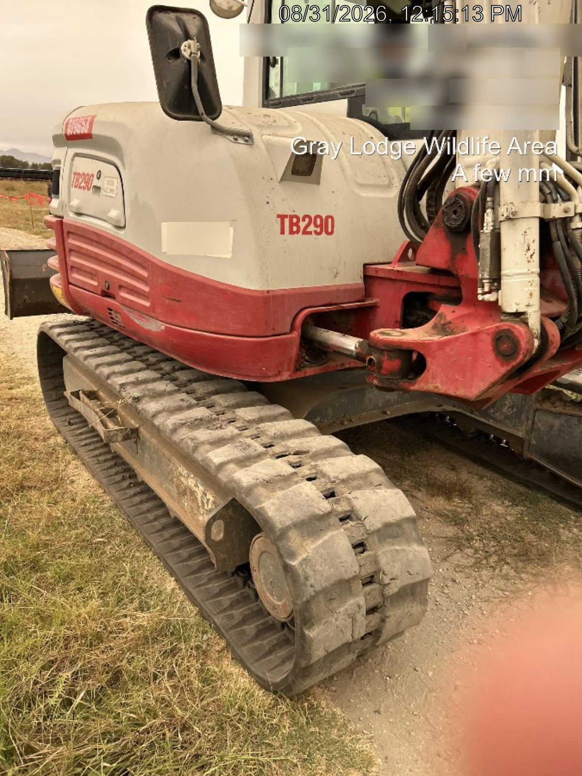 2019 Takeuchi TB290 Cab/Heat/AC Rubber tracks, Dozer blade, Travel alarm, Auxiliary hydraulics Manual QC, Hydraulic thumb, 18", 24", and 36" Buckets