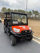 Kubota RTV-X1140W-H 4wd Utility Cart, LED Strobe, Windshield Tempered Glass, Plastic Canopy, Wire Harness Kit, Backup Alarm