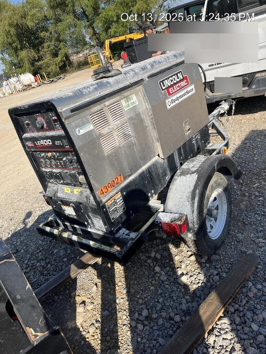 2024 Lincoln Electric LE400 Kubota V1505, Trlr, Cable Rack, Light Kit, ES Decals, T3