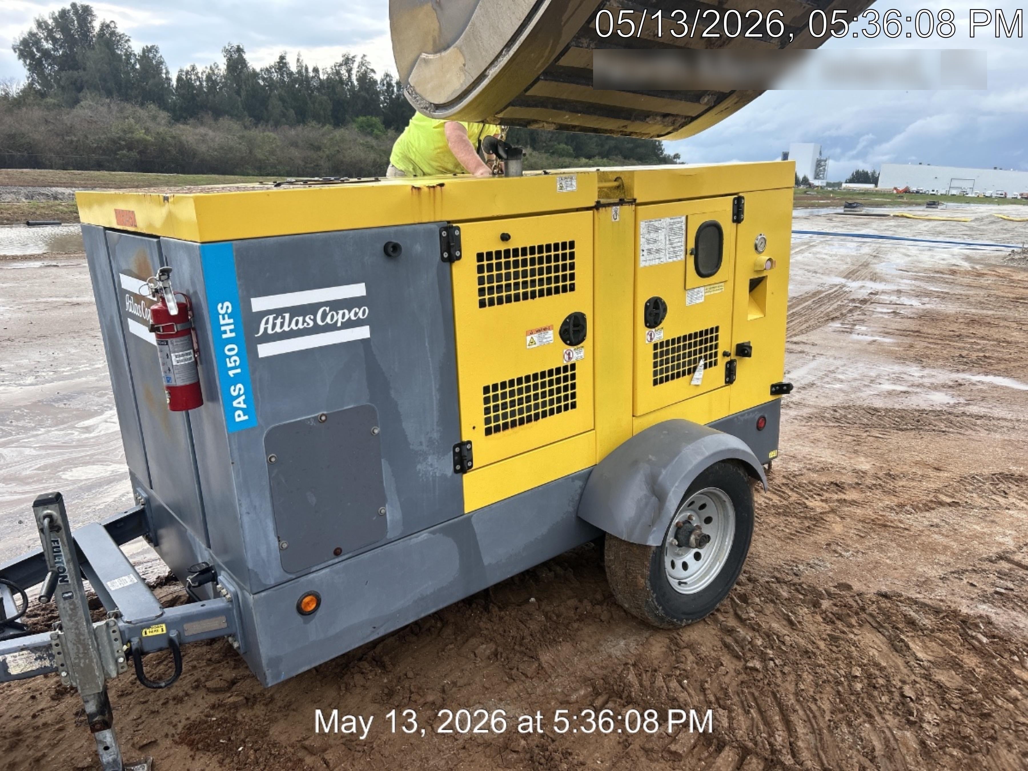 2020 ATLAS COPCO PAS 150 HF CS Enclosed