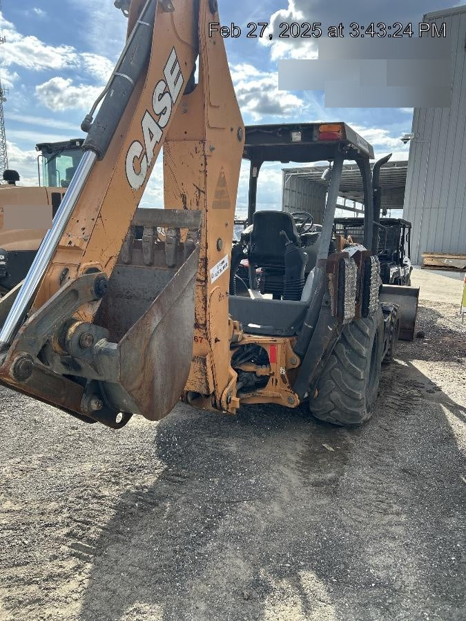 2017 Case 580N EP STANDARD HOE, ROPS, PILOT CONTROLS, AUX HYD