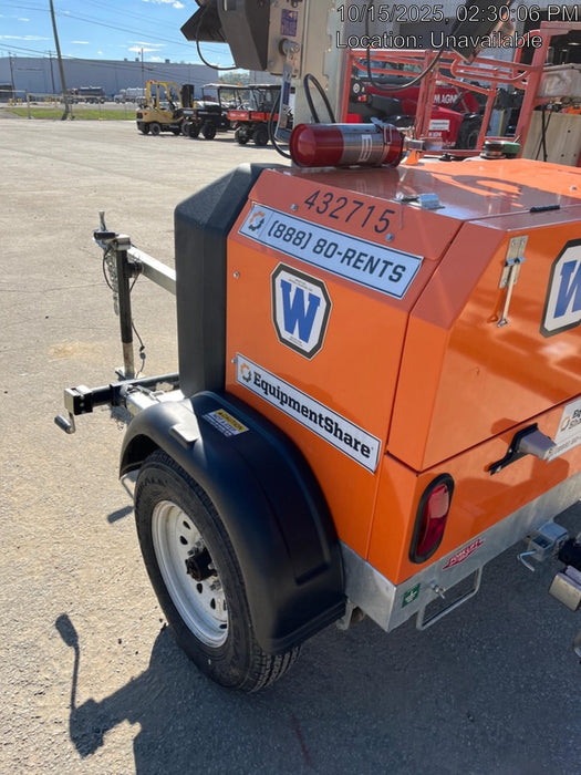 2024 Wanco WLTT-4MM4K Diesel, Deep Sea Controller, Shore Power Plug, Auto Start, (4) 350W LED Floodlights, 4kW Generator, 60 Gal Fuel Tank, 2" Ball, T3