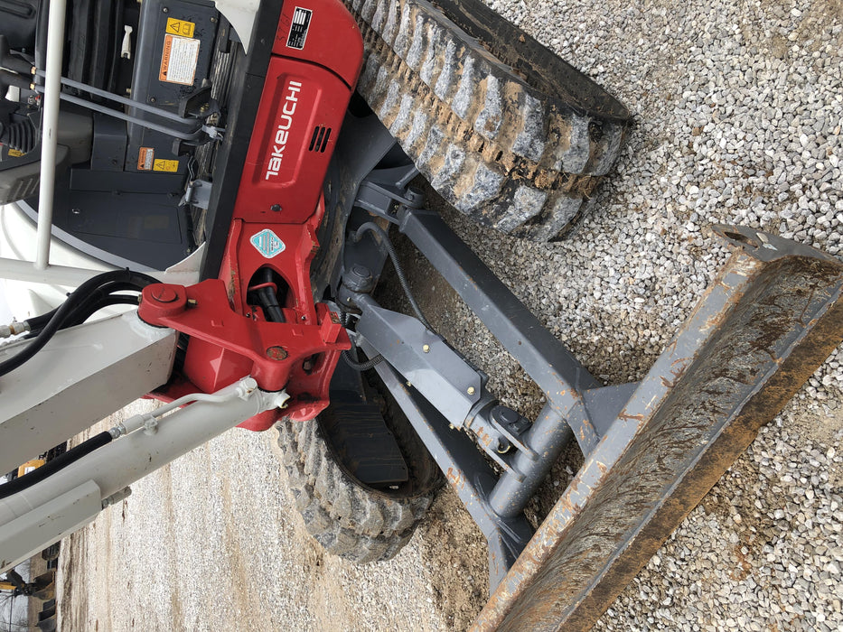 2019 Takeuchi TB240 Takeuchi TB240 Canopy w/Rubber Tracks, Auxiliary Hydraulics, Manual QC, Hydraulic Thumb, 12/18/24" Buckets