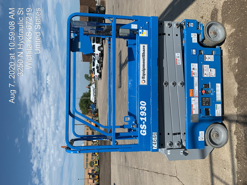 2020 Genie GS-1930 Fixed rails with chain entry gate - Pre A92.20