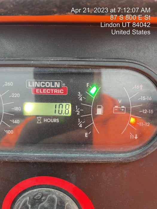 2021 Lincoln Electric Vantage 549X Ready Pak 3, ORANGE (includes trailer, cable rack, fender light kit)