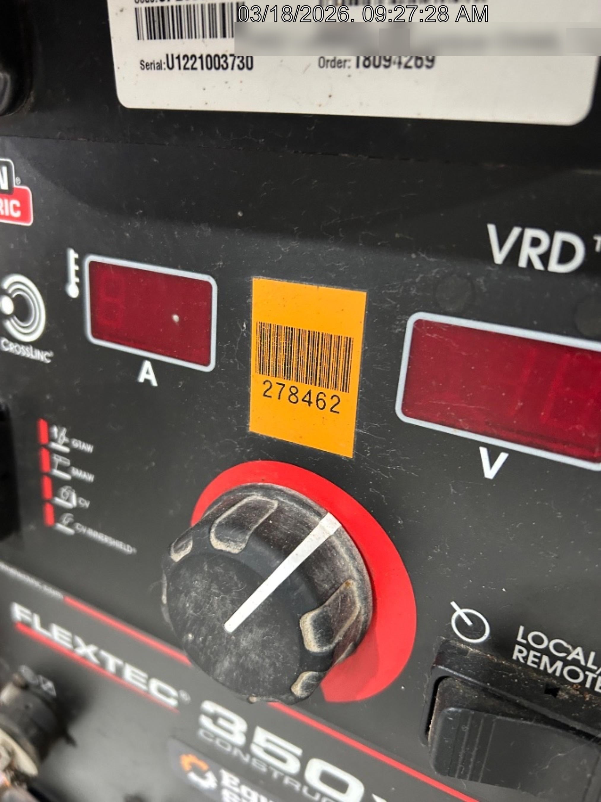 2022 LINCOLN ELECTRIC FLEXTEC 350X