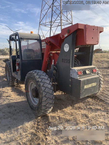 2018 Manitou 12042 Manitou MTA 12042 w/Open ROPS, Work Lights/Strobe, Aux Hyd, Solid Tires, Lift Hook, 66" Carriage, 72" Forks, Outriggers