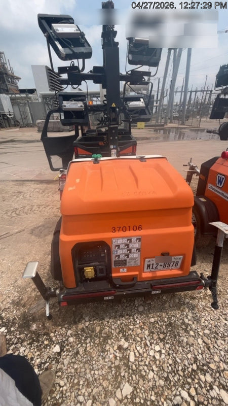 2023 Generac MLT2 Diesel, Flex Switch 120V Input, Powerzone Controller, 
(4) 320W LED Lights, 4kW Generator, 39.9 Gal Fuel Tank, 2" Ball, T3