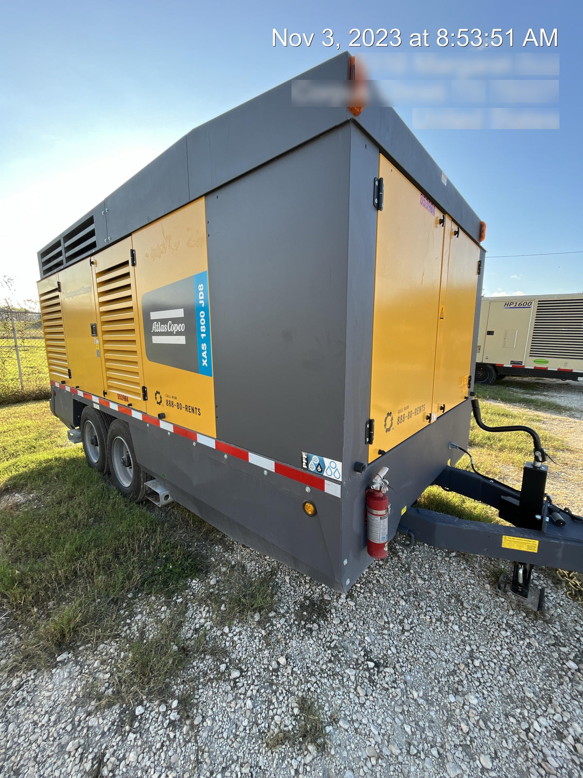 2023 ATLAS COPCO XAS 1800