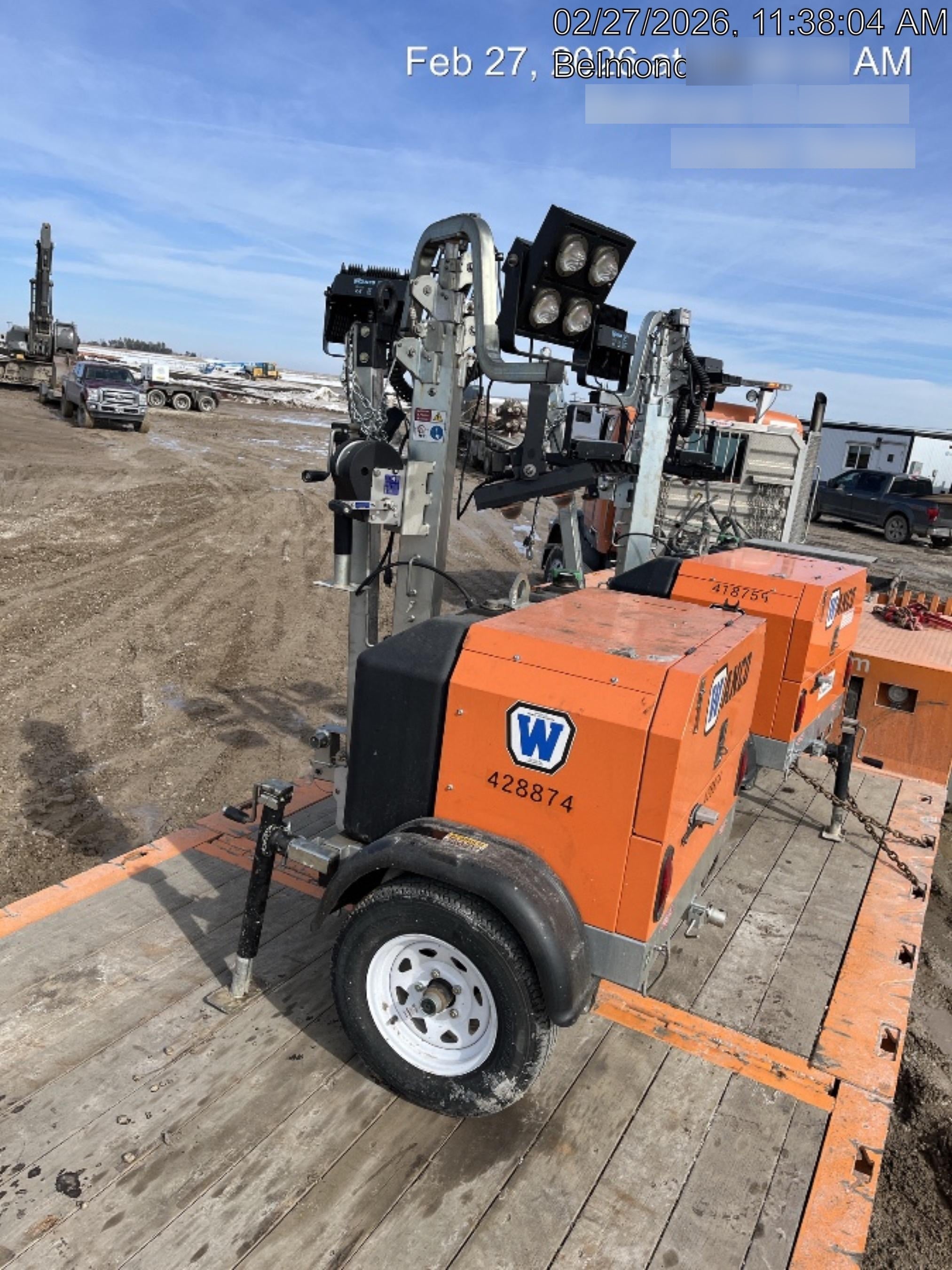 2024 Wanco WLTT-4MM4K Diesel, Deep Sea Controller, Shore Power Plug, Auto Start, (4) 350W LED Floodlights, 4kW Generator, 60 Gal Fuel Tank, 2" Ball, T3