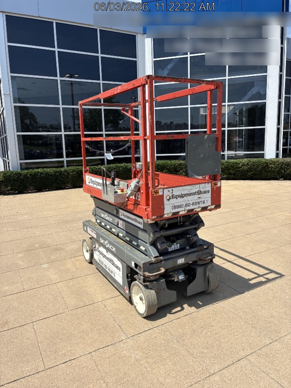 2019 Skyjack SJIII-3219 Standard Options, Trojan Batteries