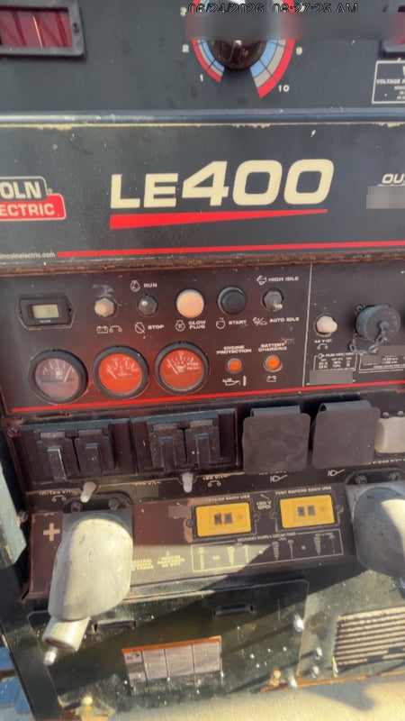 2022 Lincoln Electric LE400 Kubota V1505, Trlr, Cable Rack, Light Kit, ES Decals, T3