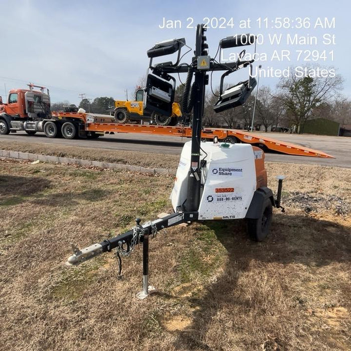 2023 Generac MLT2 Diesel, Flex Switch 120V Input, Powerzone Controller, (4) 320W LED Lights, 4kW Generator, 39.9 Gal Fuel Tank, 2" Ball, T3