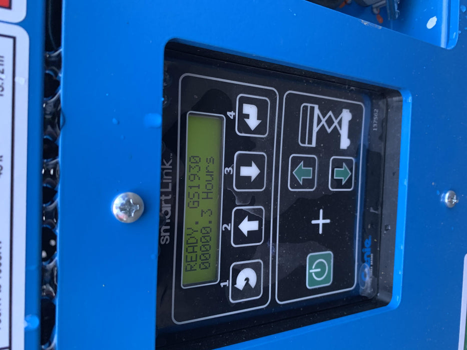 2020 Genie GS-1930 Solid Non Marking Tires, Beacon, Folding rails with half height swing gate, Telematics