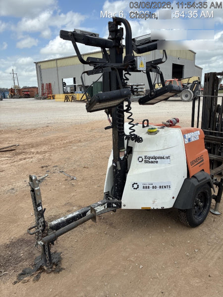 2024 Generac MLT2 Diesel, Flex Switch 120V Input, Powerzone Controller, 
(4) 320W LED Lights, 4kW Generator, 39.9 Gal Fuel Tank, 2" Ball, T3