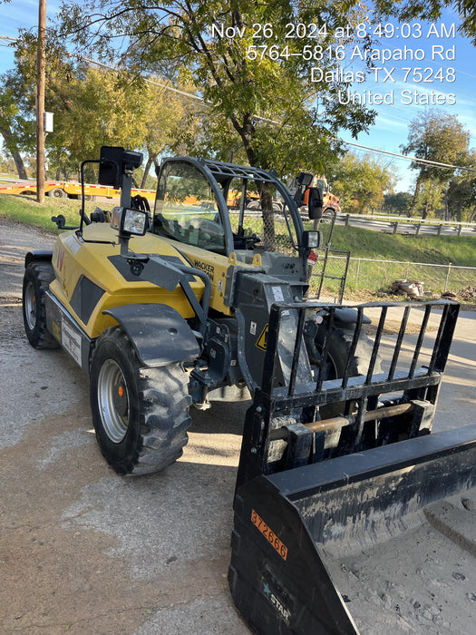 2018 Wacker Neuson TH627 Wacker Neuson TH627 Telehandler w/Canopy, Solid Tires, 48" Carriage and Forks