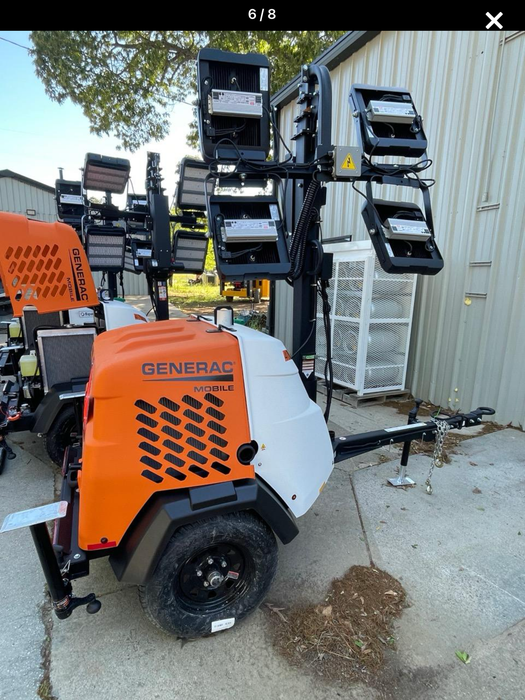 2024 Generac MLT6SKDS-STD4 ELEC WINCH Diesel, Electric Winch Mast, Powerzone Controller, (4) 320W LED Lights, 4kW Generator, 39.9 Gal Fuel Tank, 2" Ball, T3