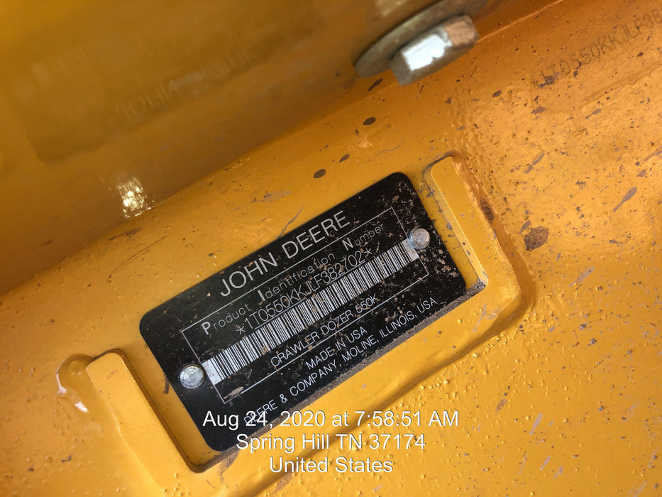 2020 JOHN DEERE 550K