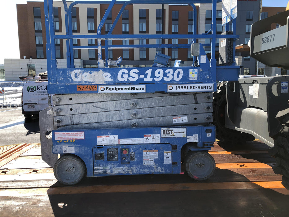 2016 Genie GS-1930 Standard Rental Specs