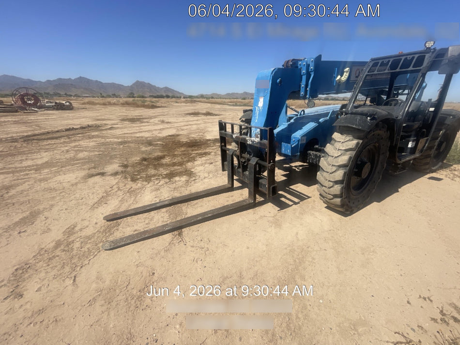 2018 Genie GTH-636 Genie GTH-636 w/Open ROPS, Work Lights, Solid Tires, RH Cab Mesh, Beacon, 48" Carriage and Forks