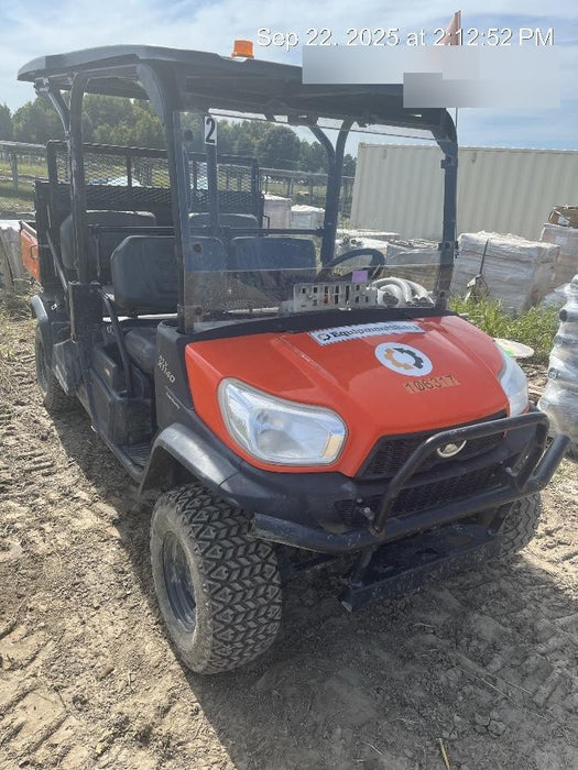 2020 Kubota RTV-X1140W-H Canopy, 4-Seater, Diesel, Windshield Acrylic Clear, Strobe Light, Backup Alarm