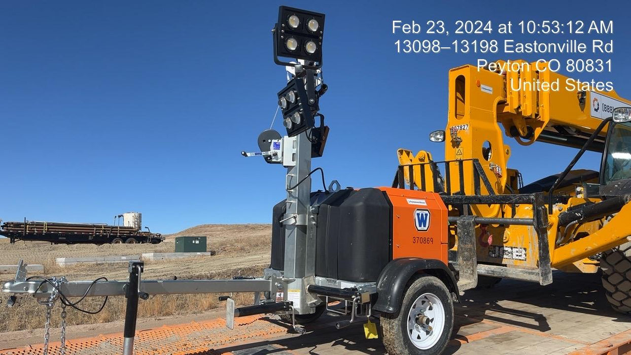 2023 Wanco WLTT-4MM4K Diesel, Deep Sea Controller, Shore Power Plug, Auto Start, (4) 350W LED Floodlights, 4kW Generator, 60 Gal Fuel Tank, 2" Ball, T3