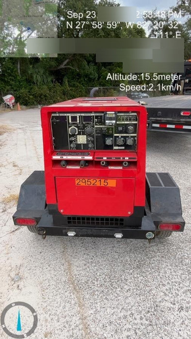 2023 Shindaiwa DGW400MDL Kubota D902 Engine, 23 HP, Dual Op Welder, Wire, Arc, Droop Stick, Tig, and CC Stick Functionality, Simulphase, 3 Phase and 1 Phase Gen Output, Single Axle NB Trlr, Slr Trckl Chrg 12V 12W, Fire Ext