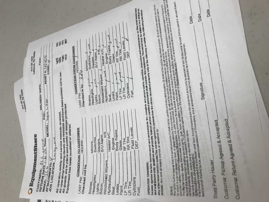 2019 JLG Triple L 4610