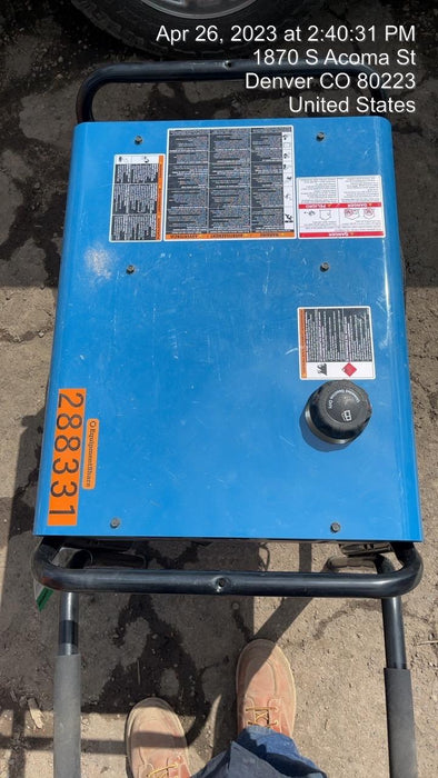 2023 Miller Electric Blue Star 185 Engine Driven Welder, Electric Start, 13 hp, Gas, 6,500 W Peak 907664