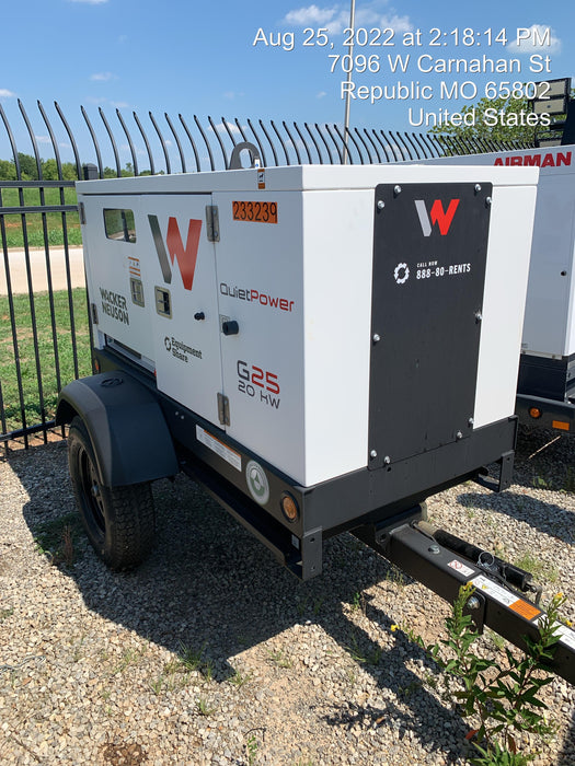 2022 WACKER NEUSON G25