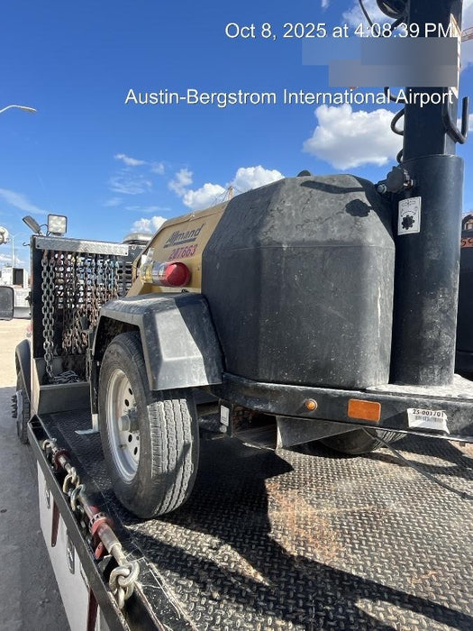 2022 Allmand NLV3GR (4) LED Light Fixture 350W, 23' Vertical Mast, 3kW Prime, Towable, Deep Sea L401, Leveling Jacks, Yanmar T4F 5.8hp