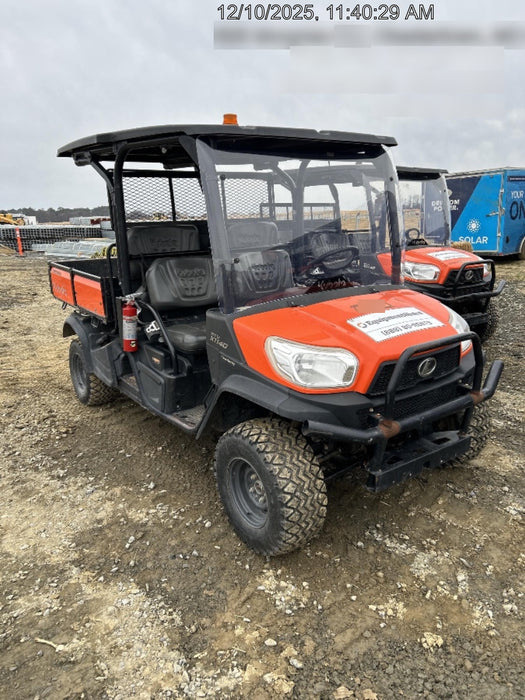2021 Kubota RTV-X1140W-H Plastic Canopy, Windshield Acrylic Clear, LED Strobe Light, Wire Harness Kit, Back up Alarm