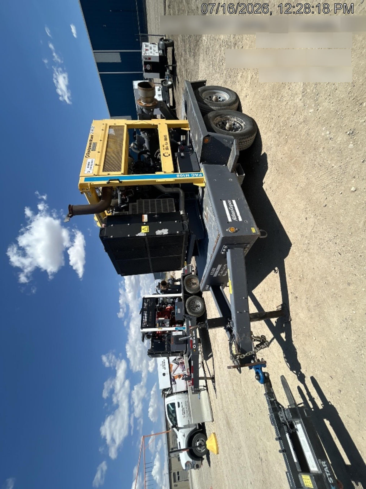 2022 ATLAS COPCO PAC H108 JD