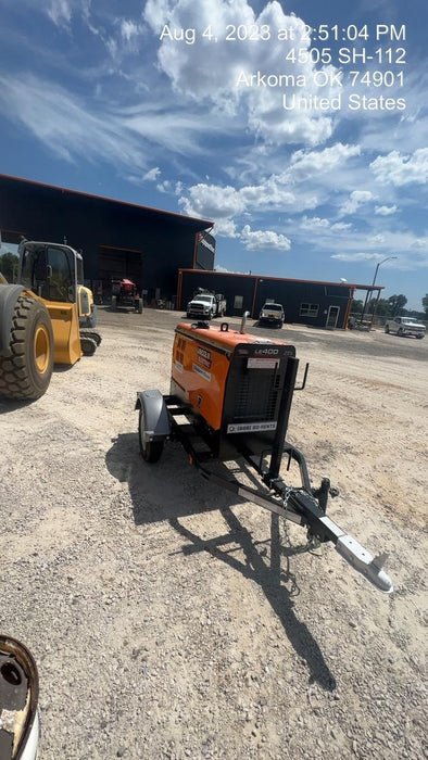 2023 Lincoln Electric LE400 Kubota V1505, Trlr, Cable Rack, Light Kit, ES Decals, T3