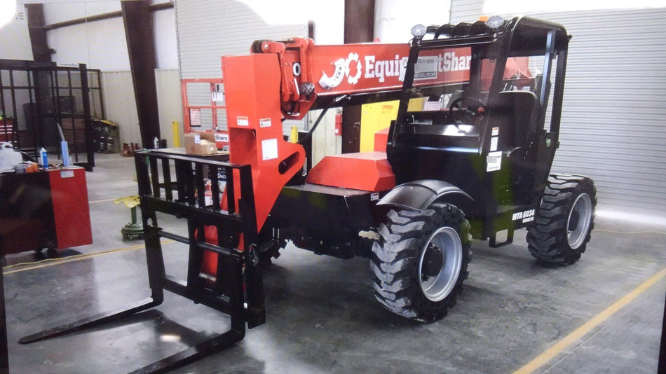 2019 Manitou MTA6034 Manitou MTA6034 Canopy, LED Work Lights, Solid Tires, Beacon, Auxiliary Hydraulics w/48" Carriage and 48" Forks