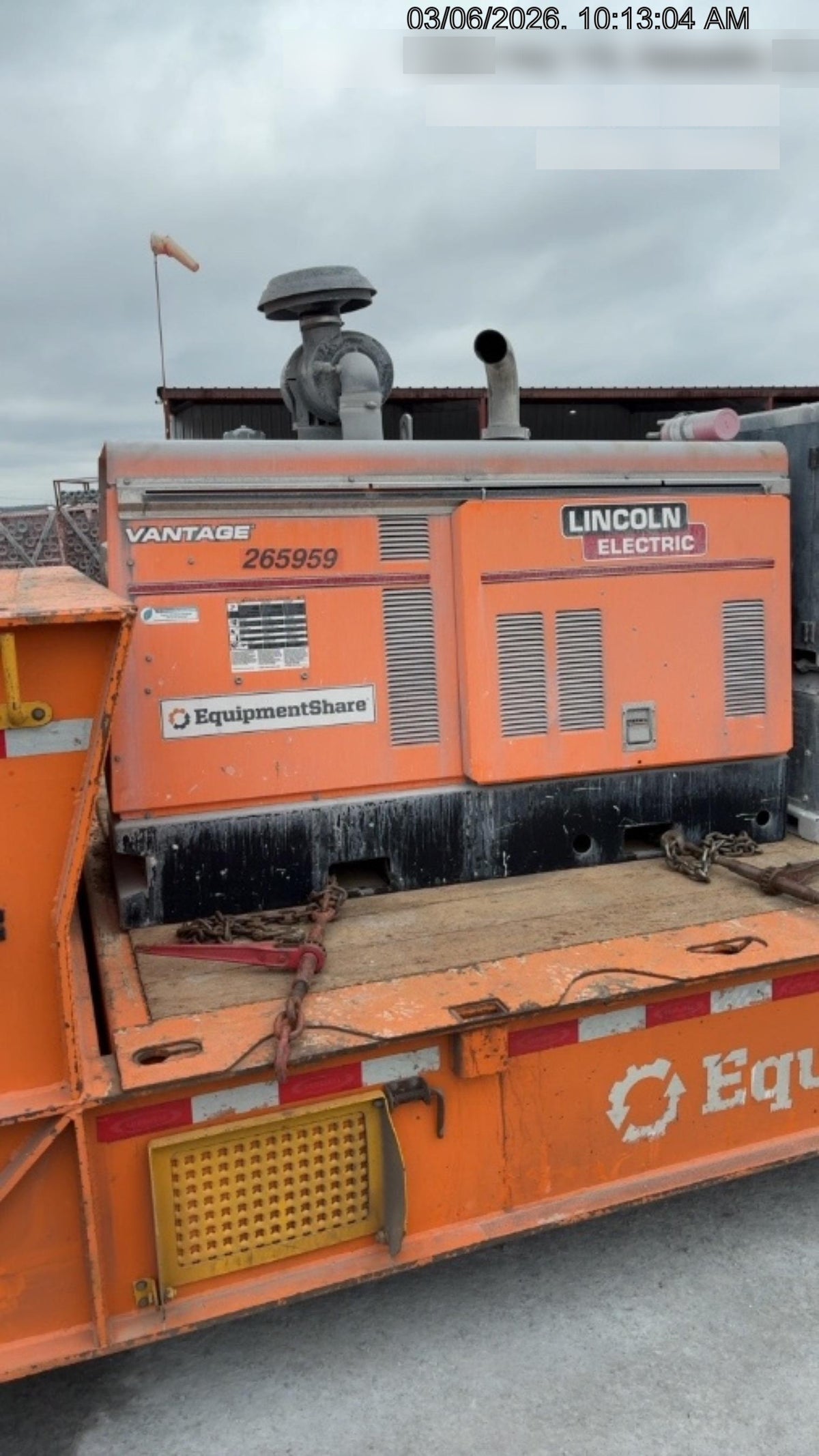 2022 Lincoln Electric Vantage 549X Crosslink Technology, Trailer Mounted, ES Decals, T3