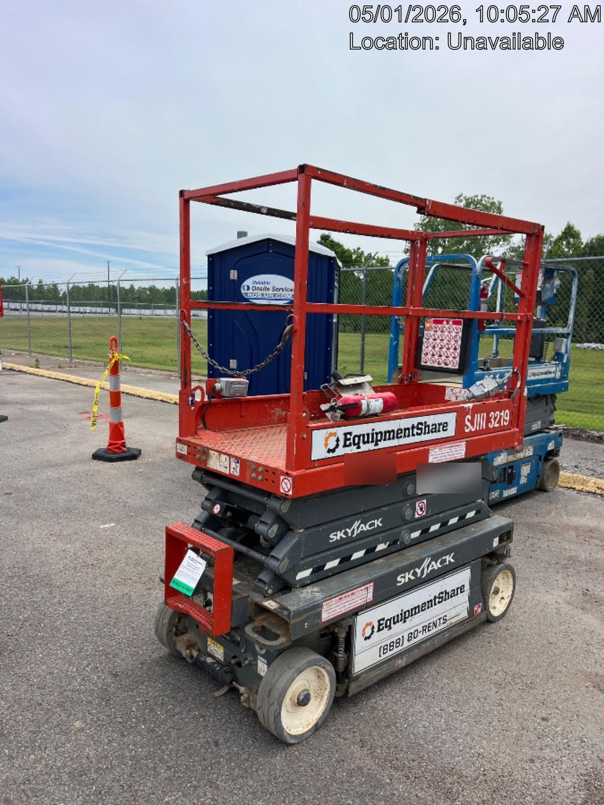 2019 Skyjack SJIII-3219 Standard Options, Trojan Batteries