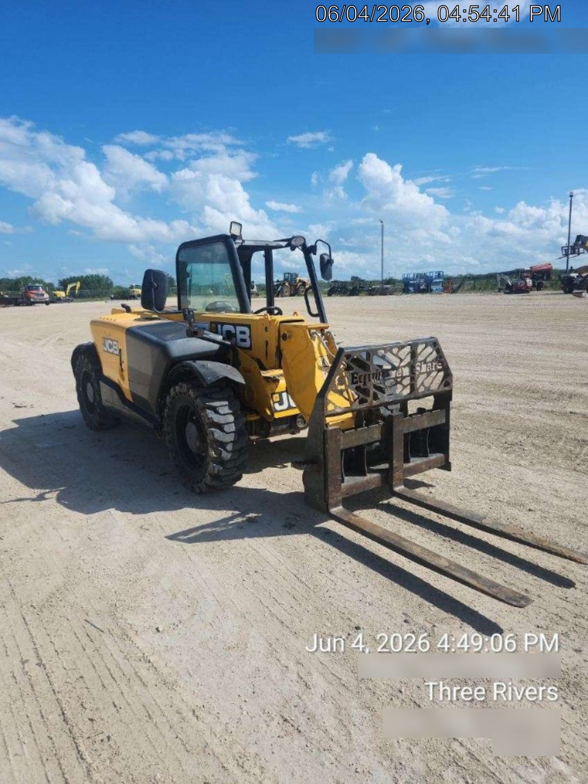 2020 JCB 505-20TC Canopy, Solid Tires, Work Lights, Beacon, Aux Hydraulics, Back up Alarm, ES Decals