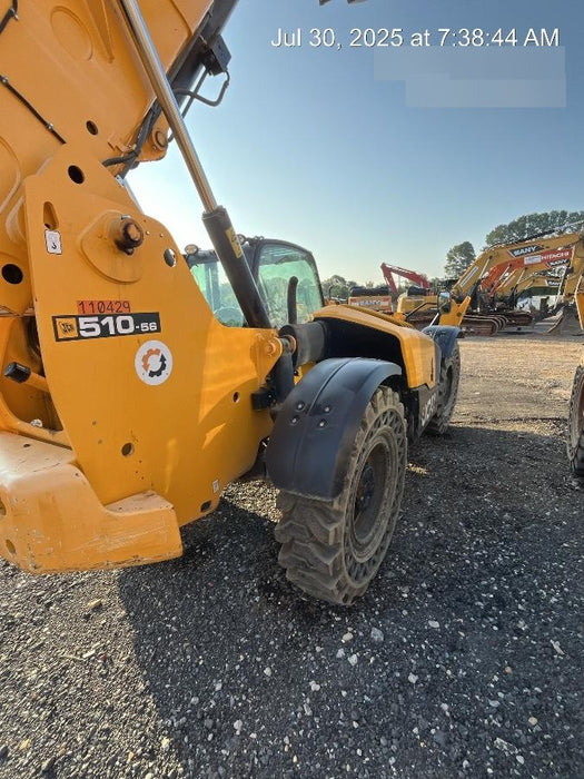 2020 JCB 510-56 Cab/Heat/Air, Solid Tires, Work Lights, Beacon, Aux Hydraulics, Back up Alarm, Lifting Eye, ES Decals
