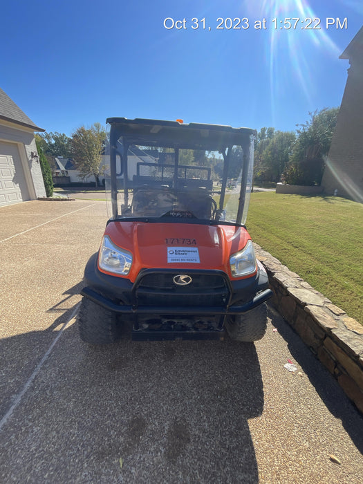 2021 Kubota RTV-X1140W-H Plastic Canopy, Windshield Acrylic Clear, LED Strobe Light, Wire Harness Kit, Back up Alarm