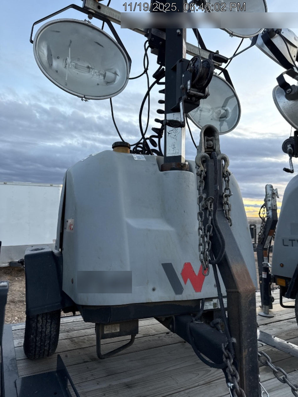 2018 Wacker Neuson LTV6K-MH Wacker Neuson LTV6K Mobile Light Tower w/Fuel Level Sensor Installed
