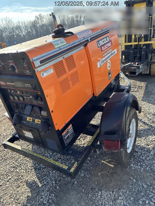 2021 Lincoln Electric Vantage 322 Vantage 322 Ready Pak 3 w/ Decals, ORANGE (includes trailer, cable rack, fender light kit) NO Telematics