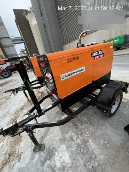 2022 Lincoln Electric LE400 Kubota V1505, Trlr, Cable Rack, Light Kit, ES Decals, T3