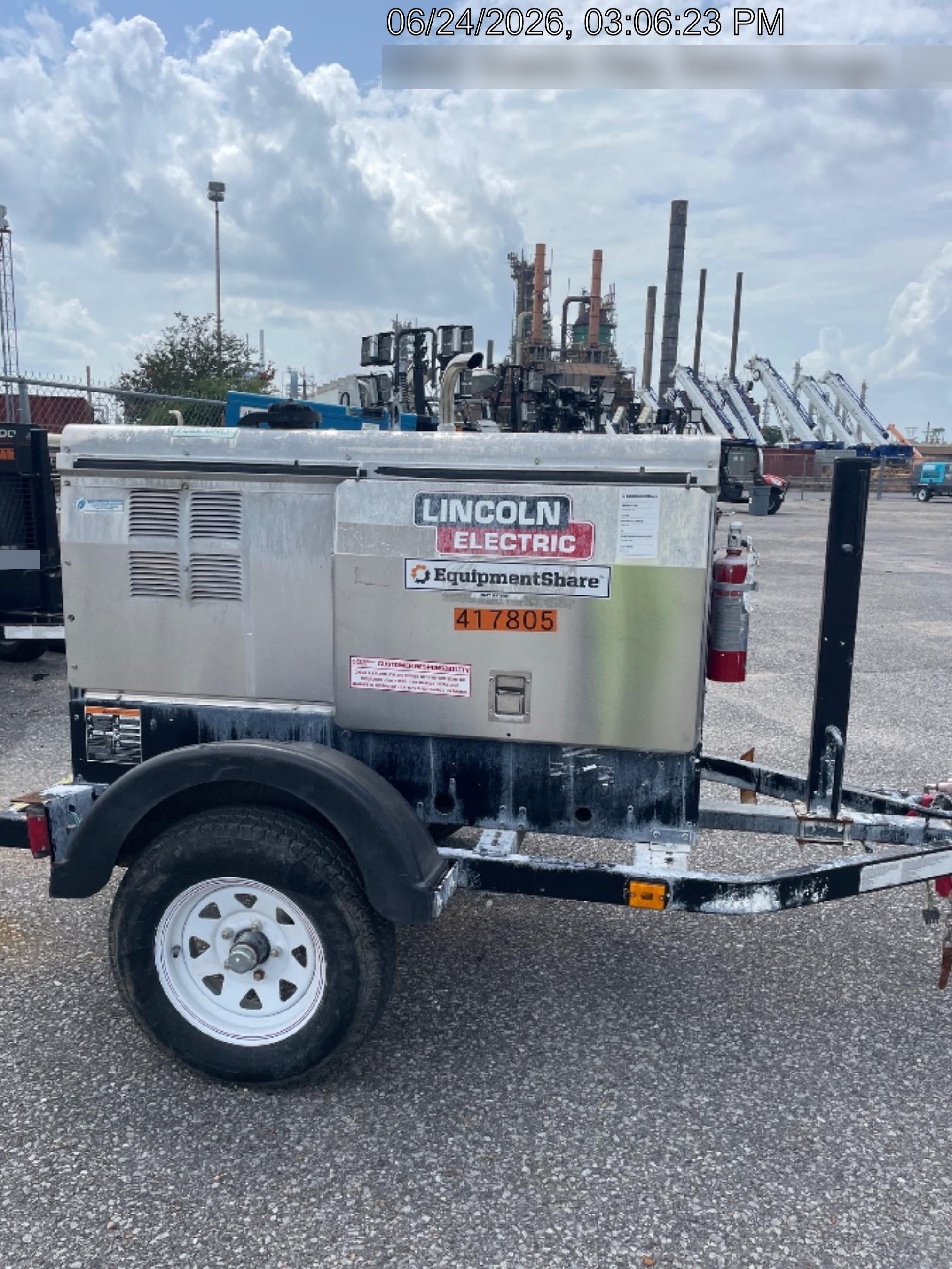 2024 Lincoln Electric LE400 Kubota V1505, Trlr, Cable Rack, Light Kit, ES Decals, T3