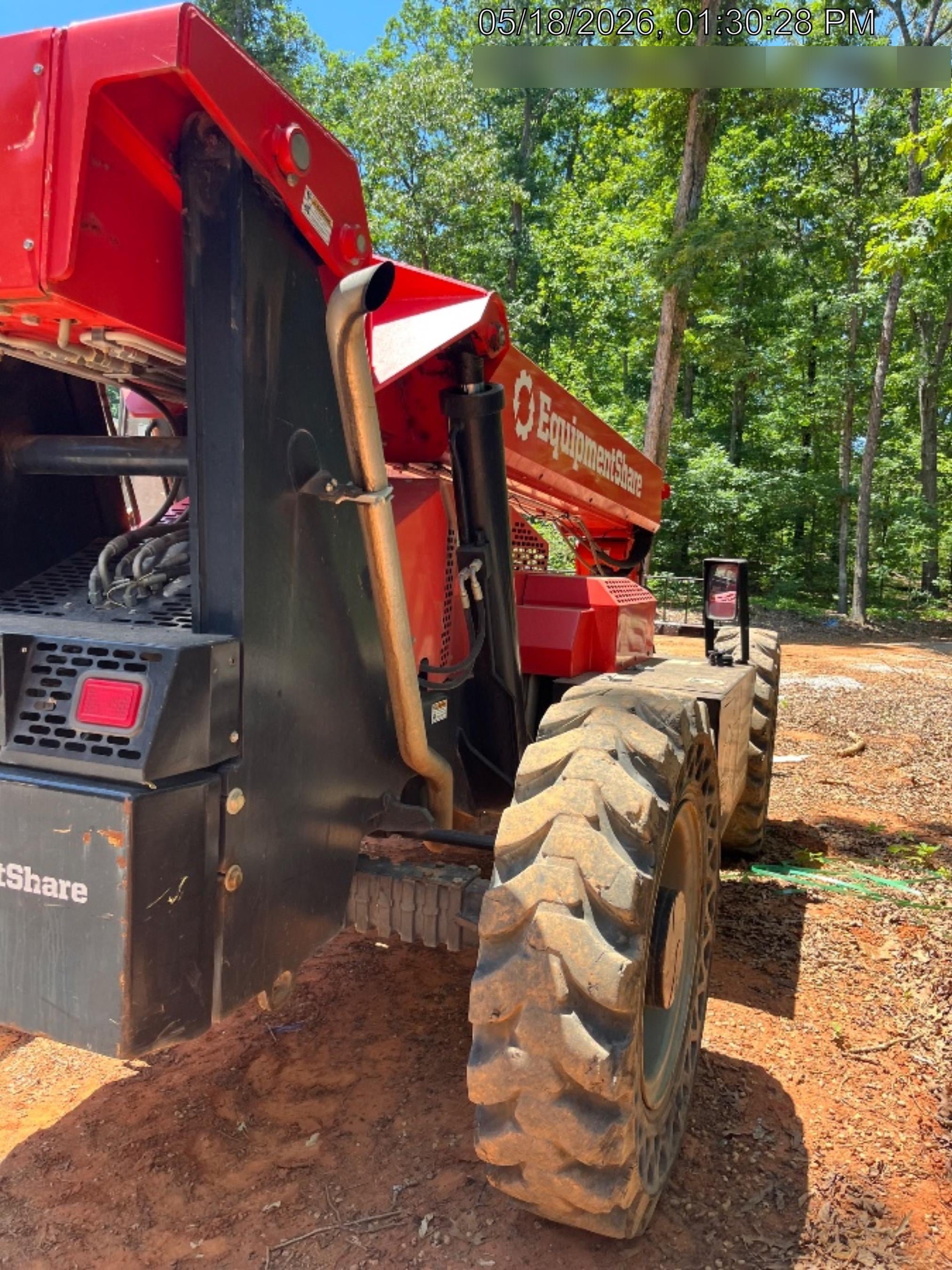 2019 Manitou MTA8044 74hp T4F, Open ROPS, Cab and Boom LED work lights, Auxiliary Hydraulics, Solid Tires, Amber strobe, Lift Hook 66" Carriage, 60" Forks