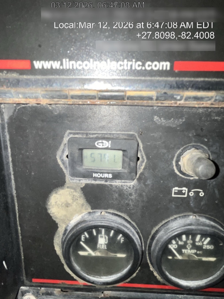 2019 Lincoln Electric Vantage 322 Welder Ready-Pak 3, Two wheel trailer, Fender and Light kit, Cable Rack