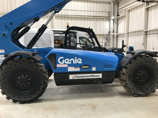 2019 Genie GTH-636 Canopy, Solid RT Tires, LED Work Lights, Beacon 60" QA Carriage, 48" Forks
